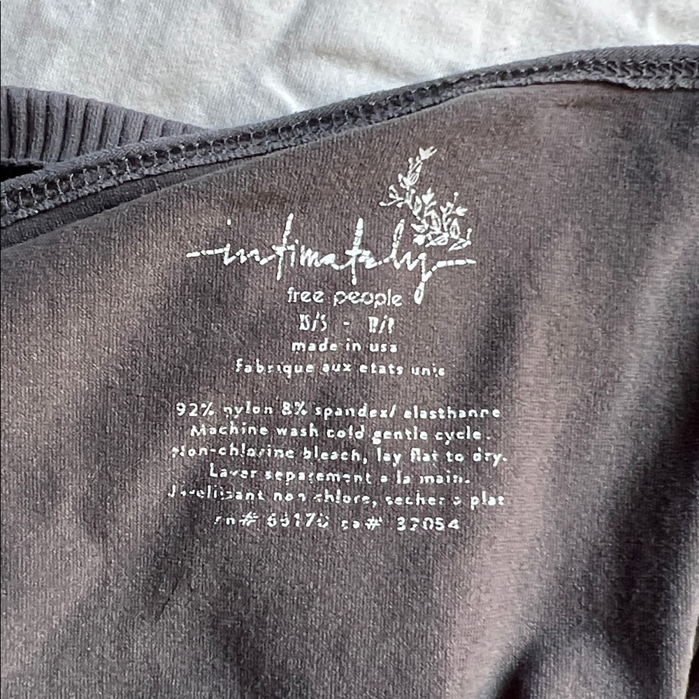 Intimately Free People Soft Cami Tops 2 Pair Grey Burgundy XS/S - Picture 6 of 7